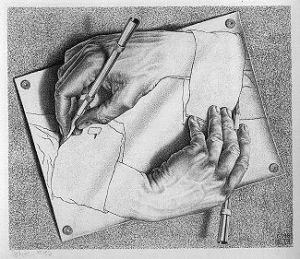 Escher -- Drawing Hands